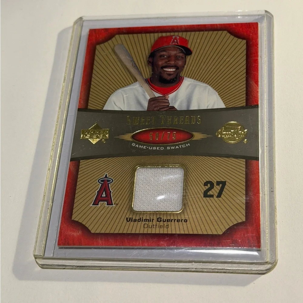 Vladimir Guerrero Rare! 2005 Upper Deck Baseball Card Sweet Threads Vintage